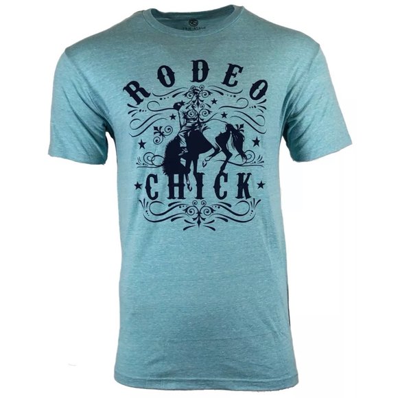 Affliction Other - Raw State By Affliction Men's T-Shirt RODEO CHICK Biker Cowboy
